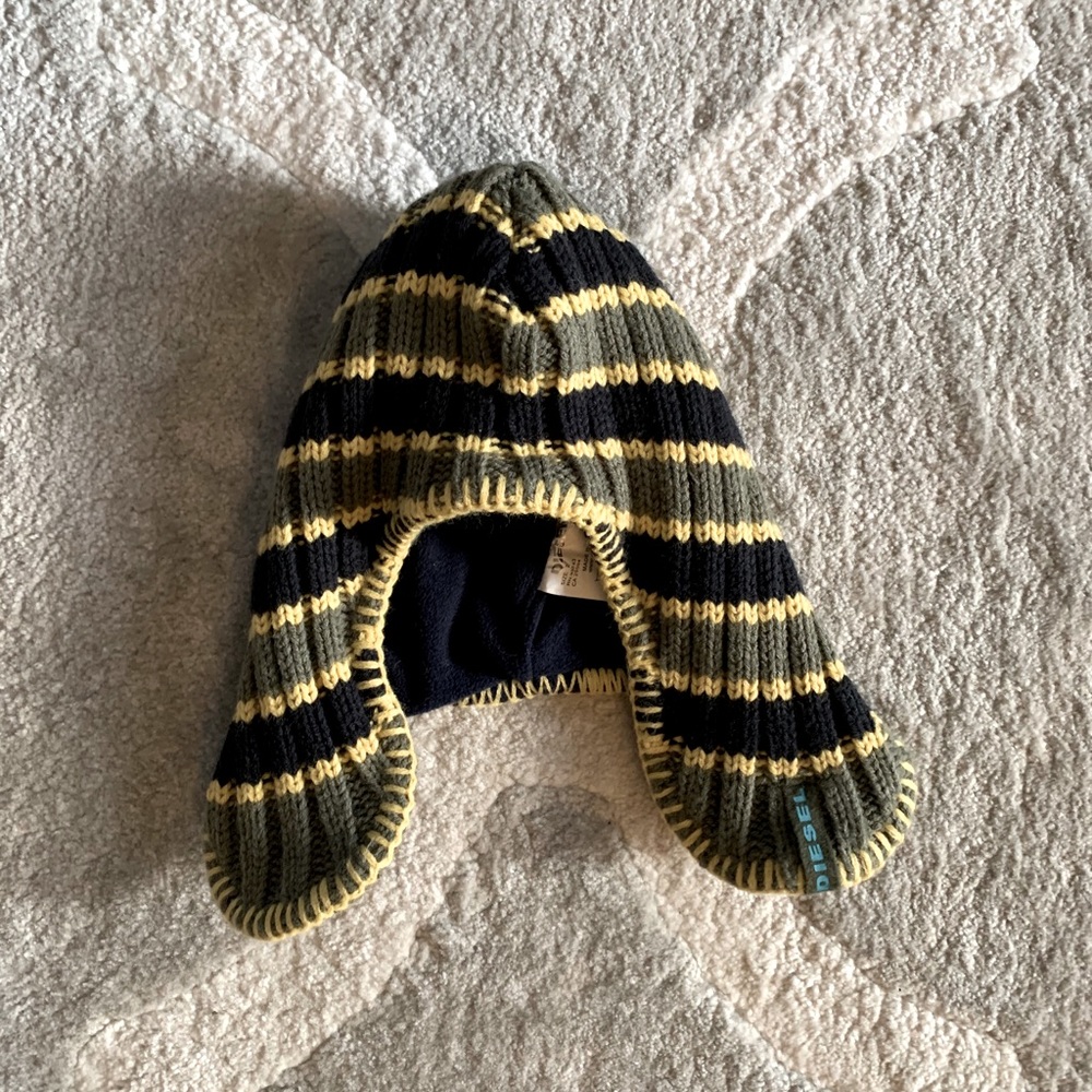 Boys fleece Diesel winter hat